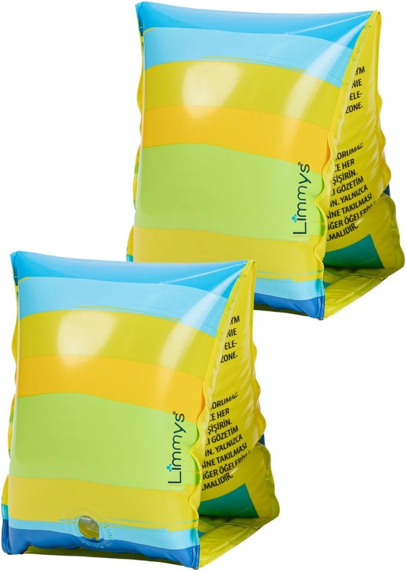 Limmys Premium Kids Floaties – Safe & Comfortable Arm Floaties for Toddlers and Children Ages 1 to 6 – Soft Water Wings and Durable Swim Floaties for Boys & Girls - Image 1